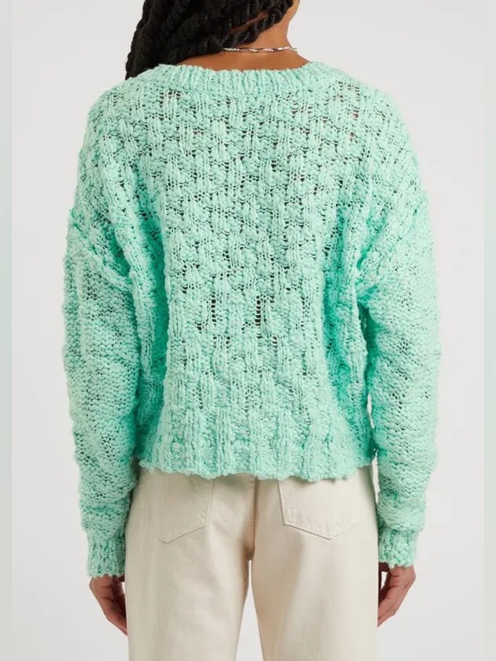 Free People Josephine Pullover Sweater in Frozen Melon - Picture 4 of 13